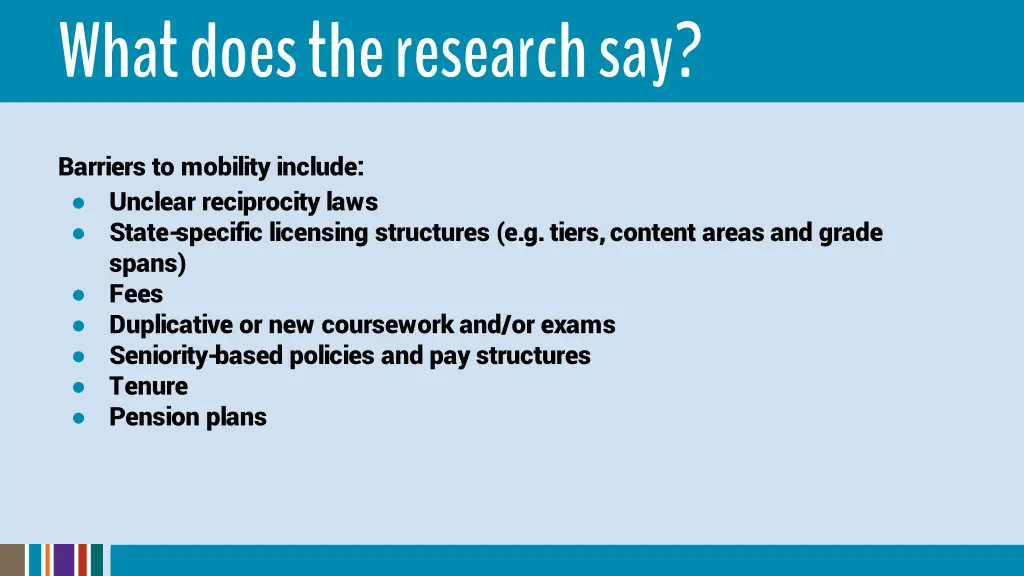 what does the research say 1