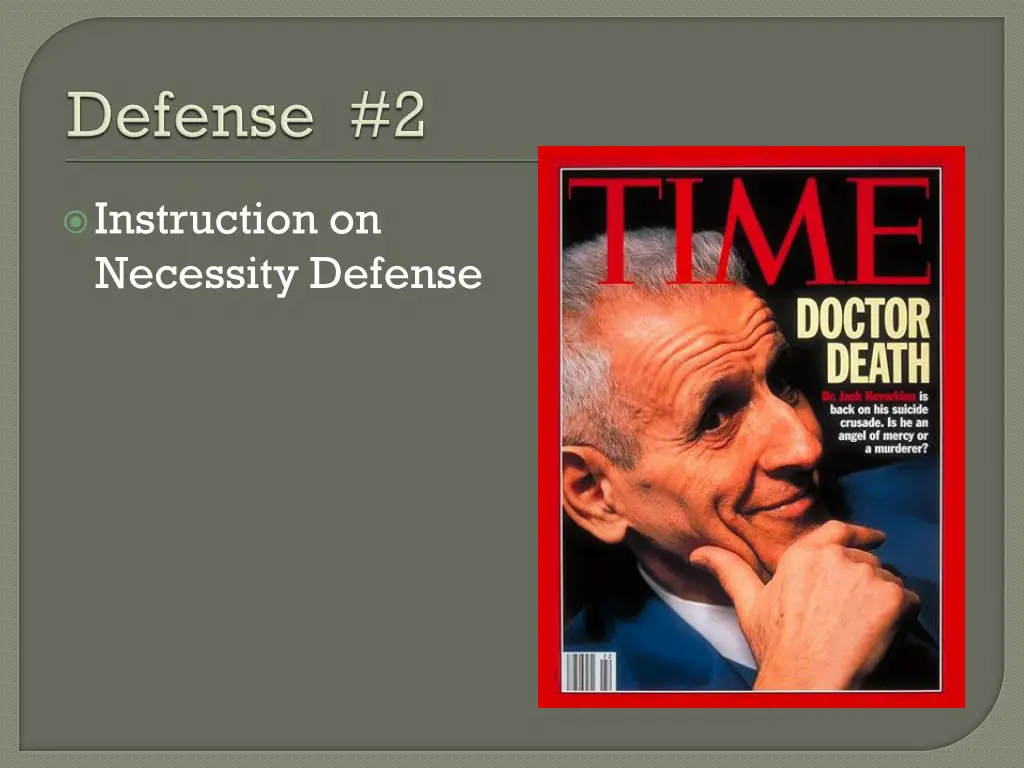 instruction on necessity defense