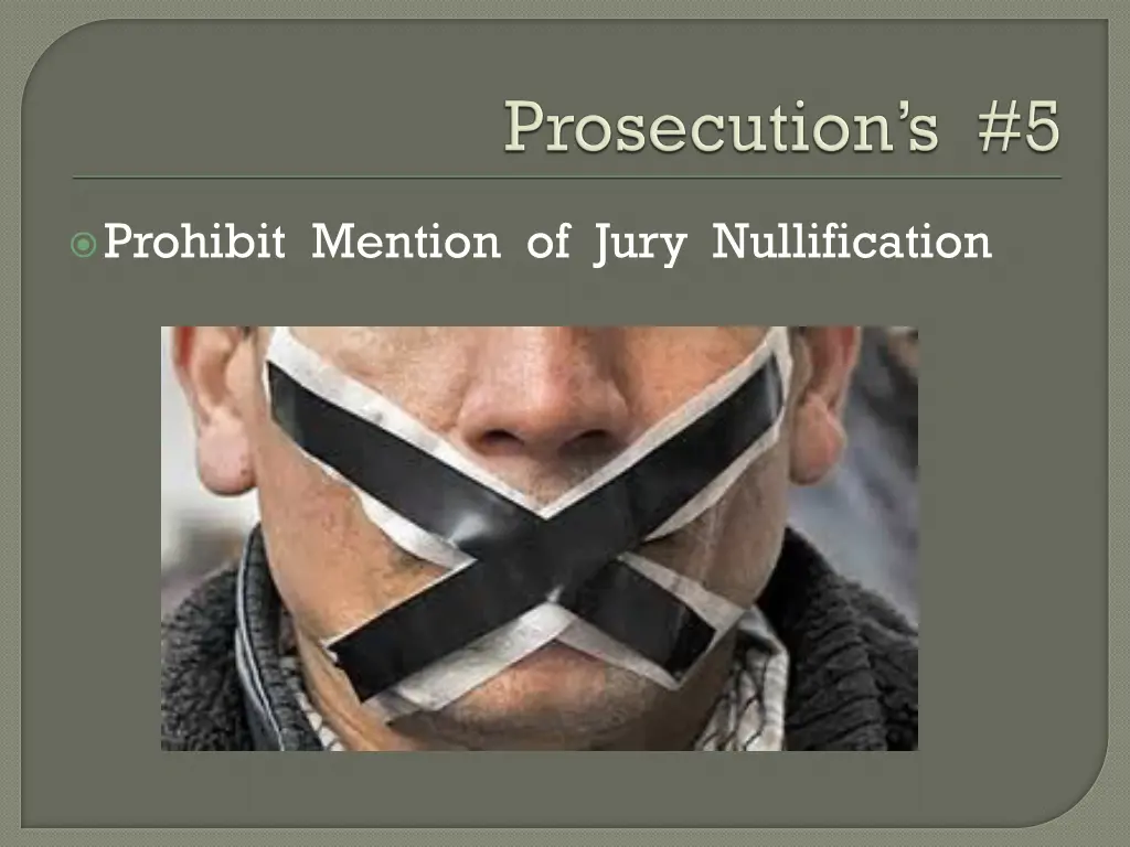 prohibit mention of jury nullification
