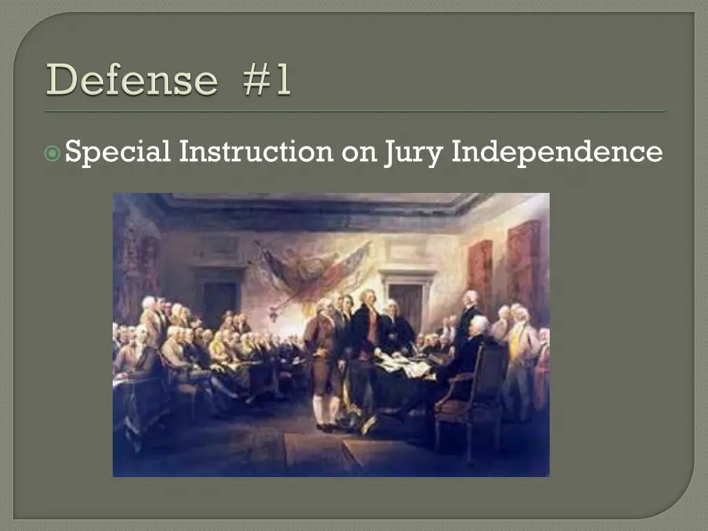 special instruction on jury independence