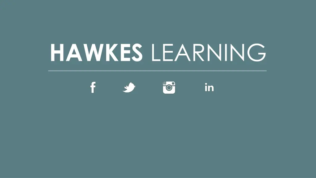 hawkes learning 1