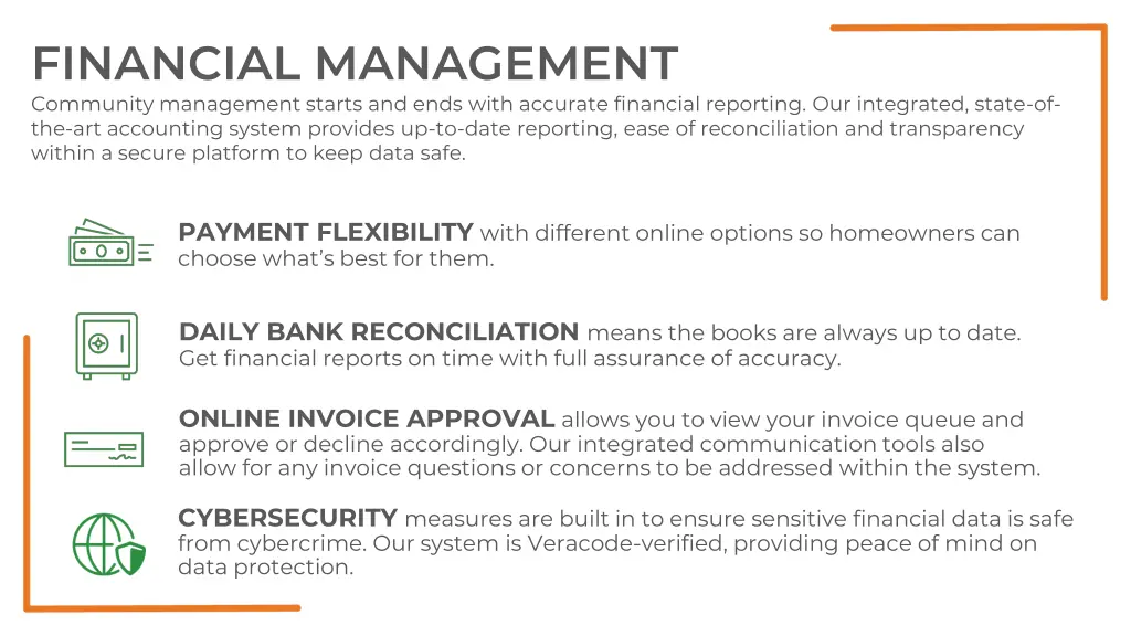 financial management community management starts
