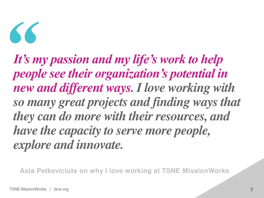 people see their organization s potential