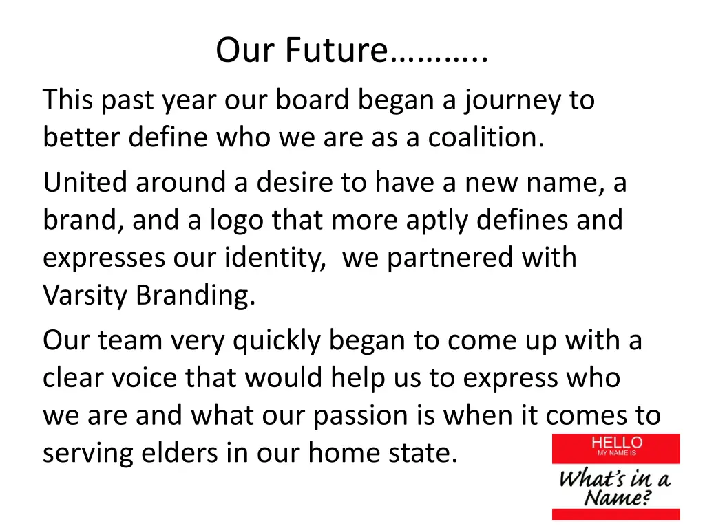 our future