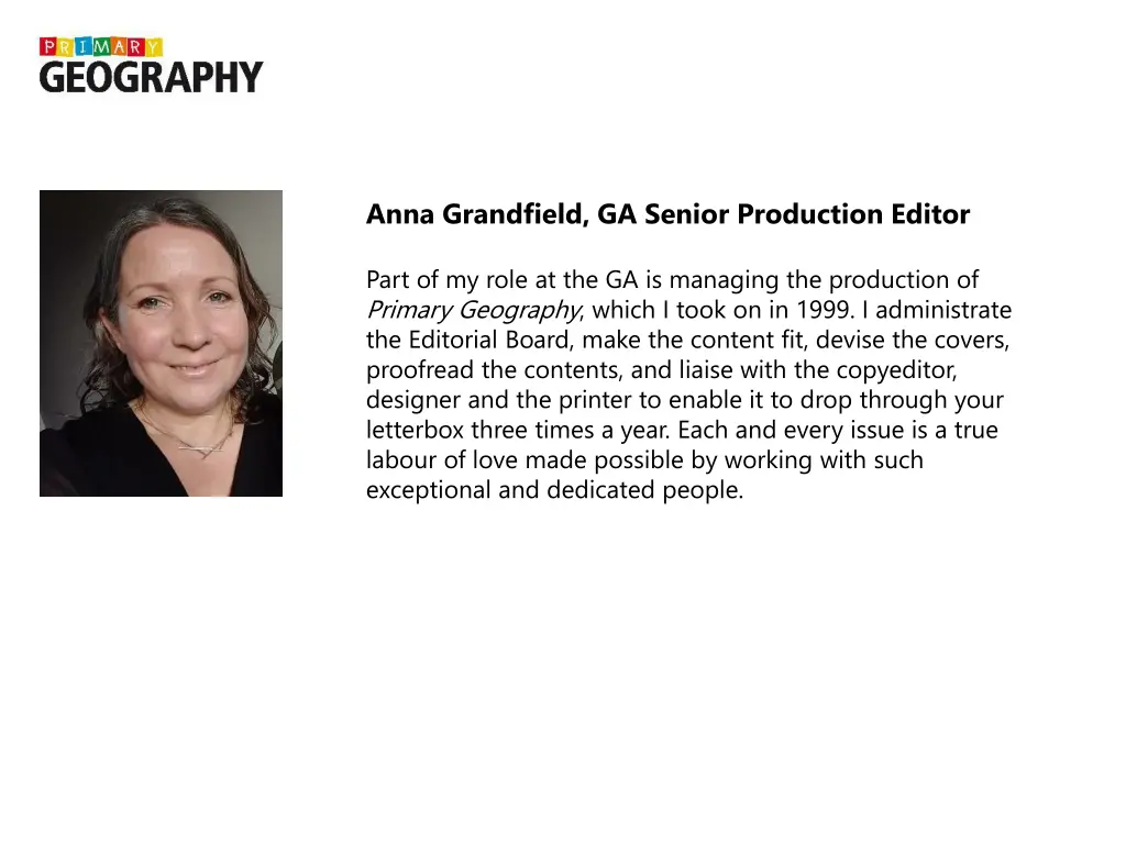 anna grandfield ga senior production editor