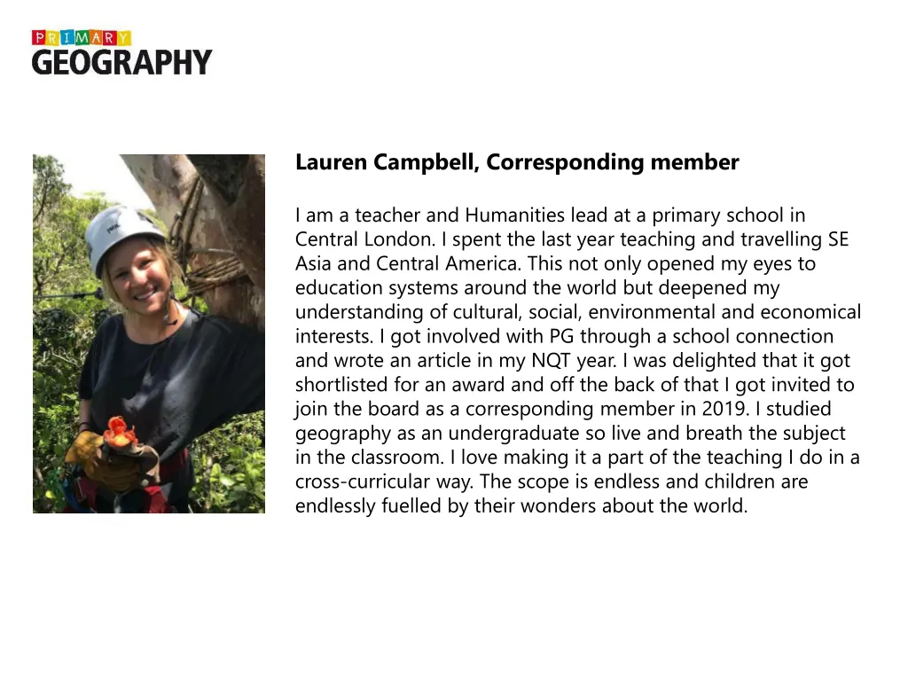 lauren campbell corresponding member