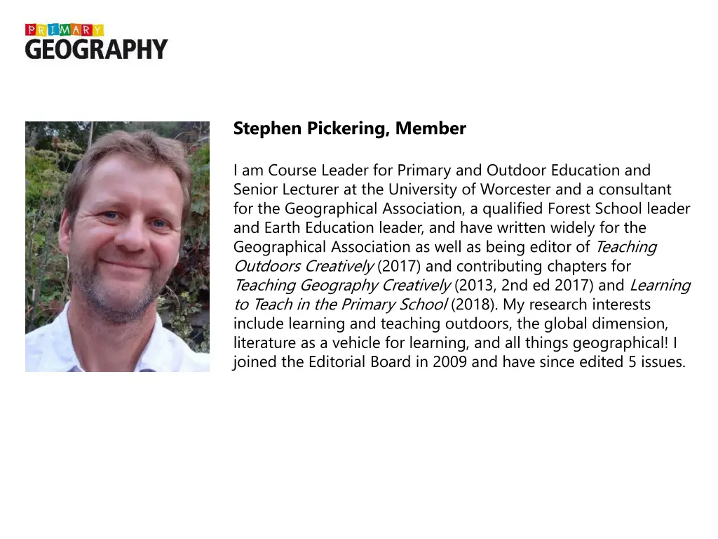 stephen pickering member