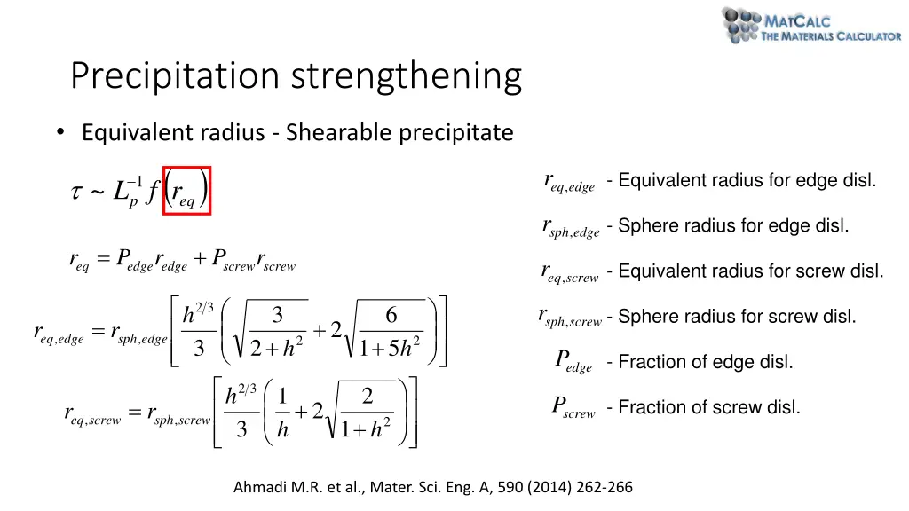 precipitation strengthening 2