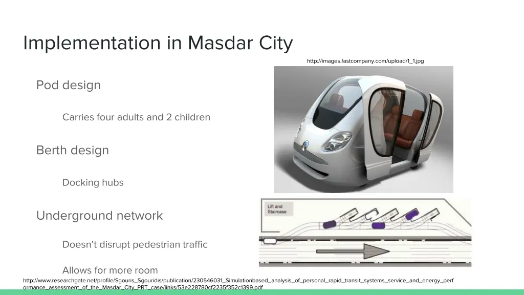 implementation in masdar city