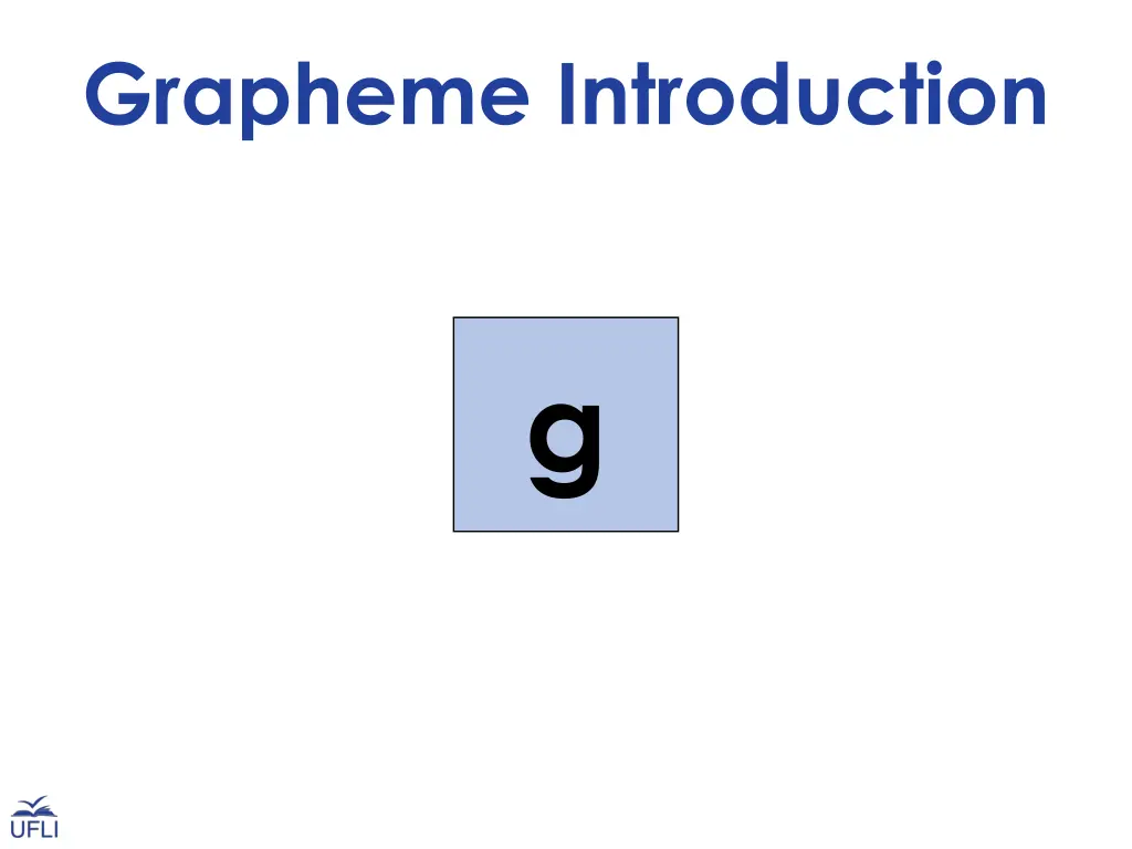 grapheme introduction