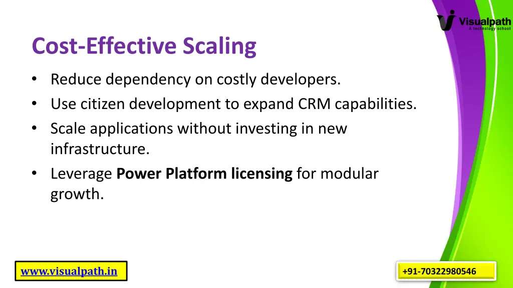cost effective scaling