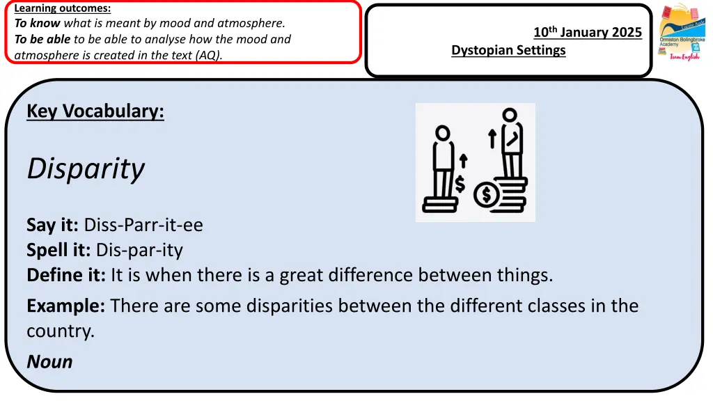 learning outcomes to know what is meant by mood