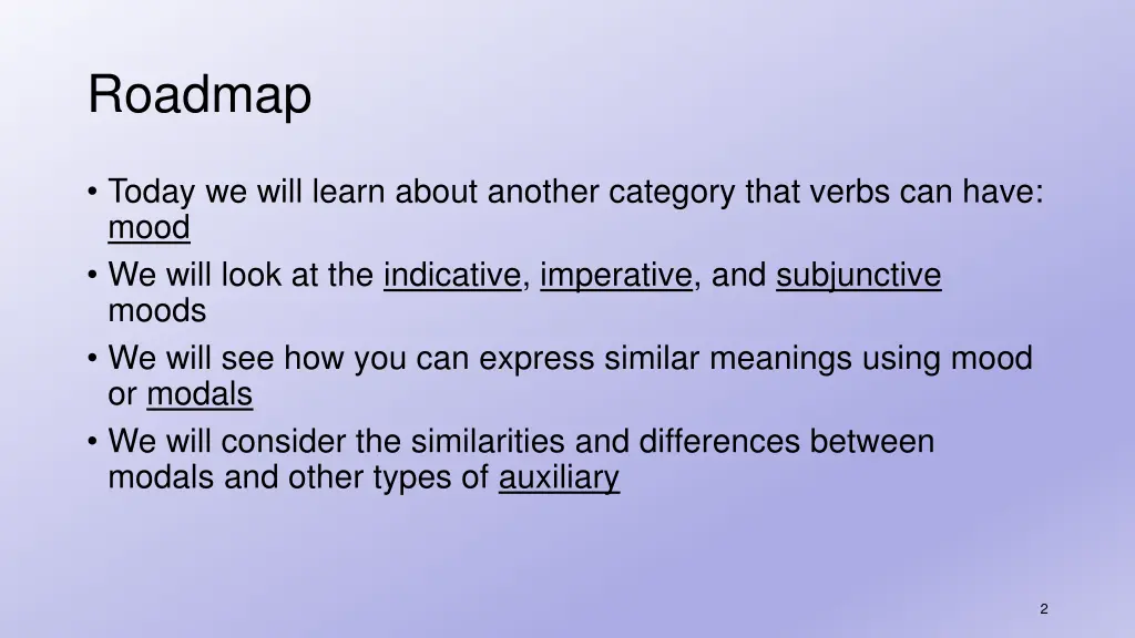 roadmap