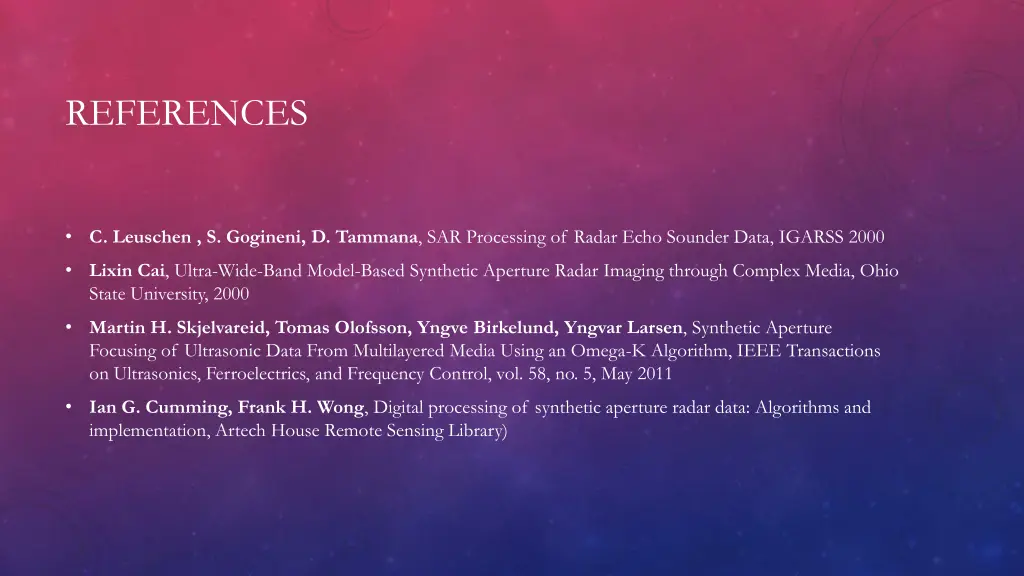 references