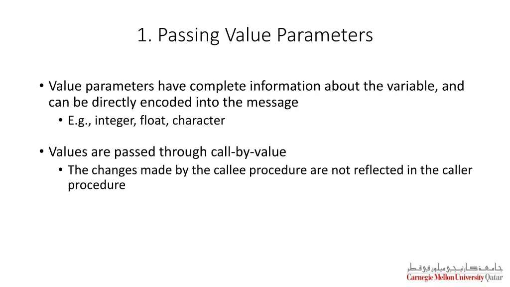 1 passing value parameters