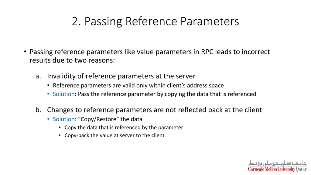 2 passing reference parameters