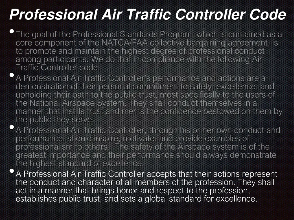 professional air traffic controller code 2