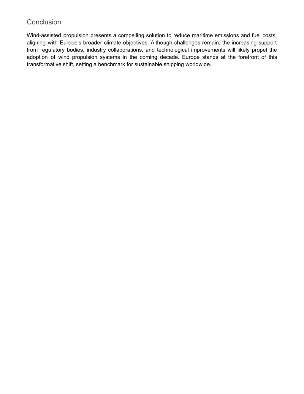 conclusion