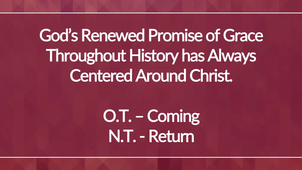god s renewed promise of grace god s renewed
