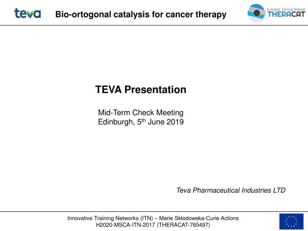 bio ortogonal catalysis for cancer therapy