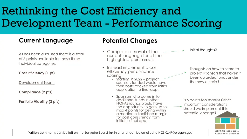 rethinking the cost efficiency and development