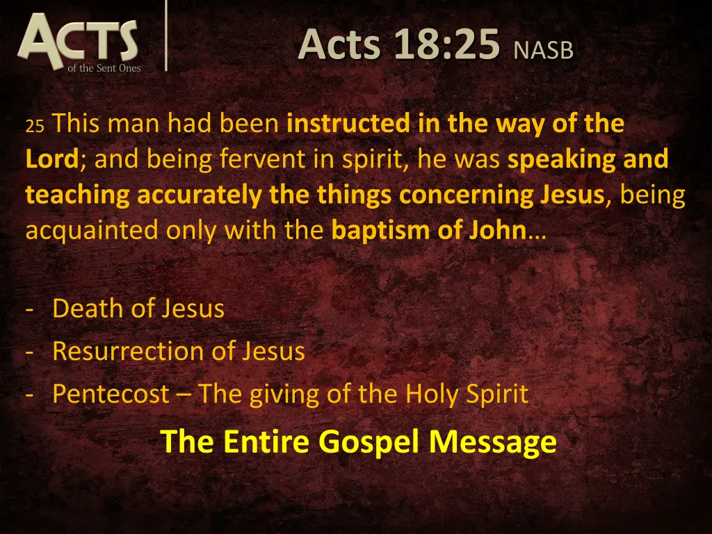 acts 18 25 nasb