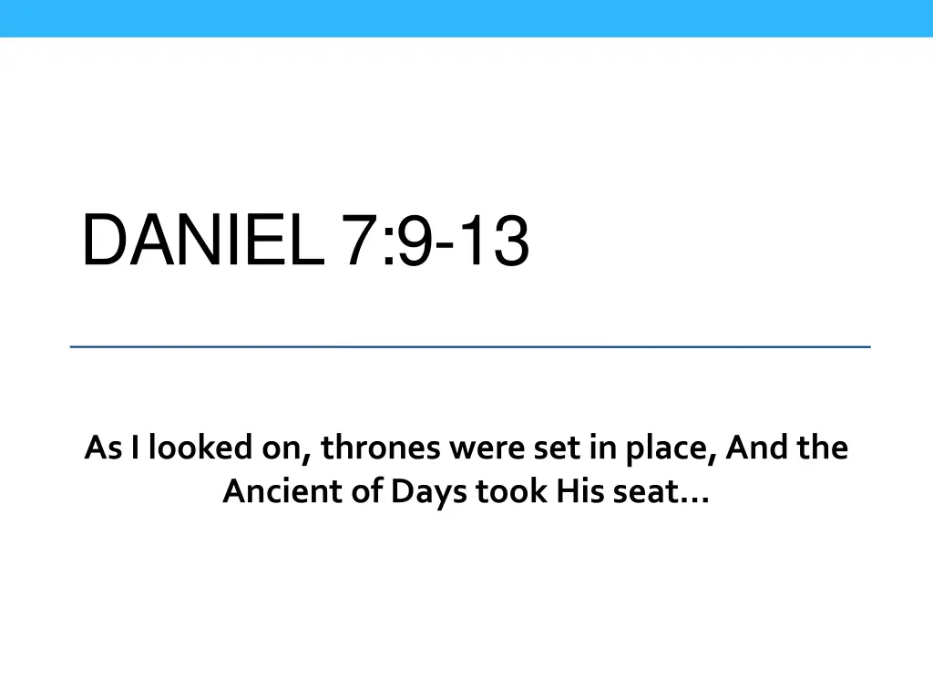 daniel 7 9 13