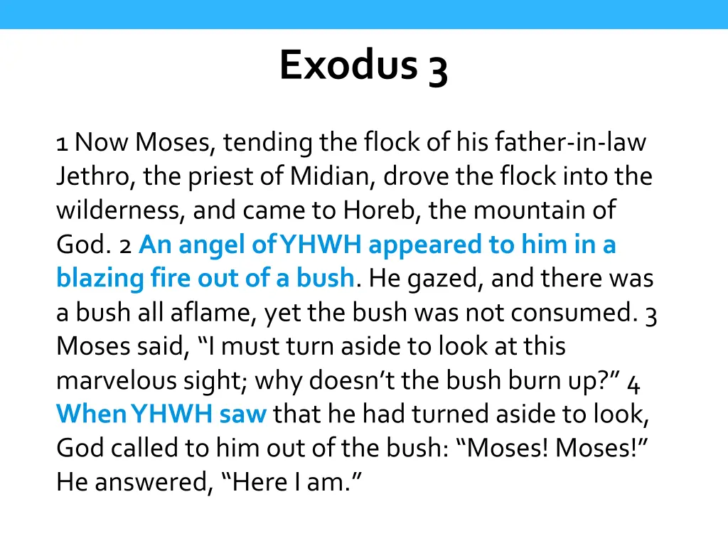 exodus 3