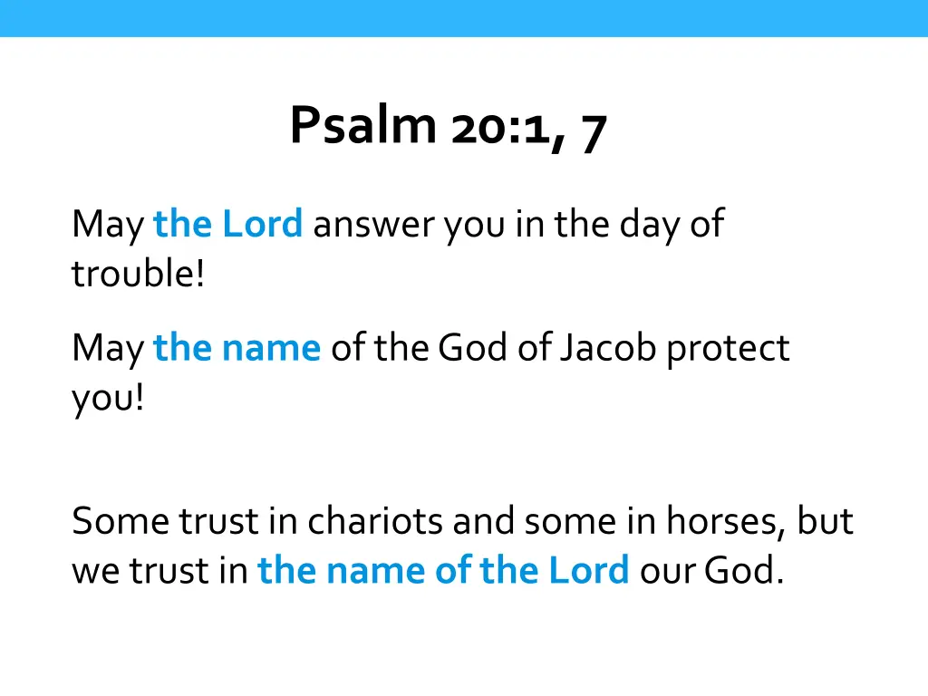 psalm 20 1 7