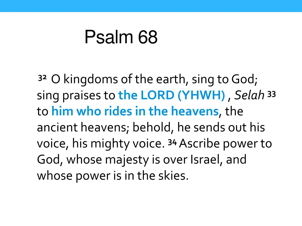 psalm 68