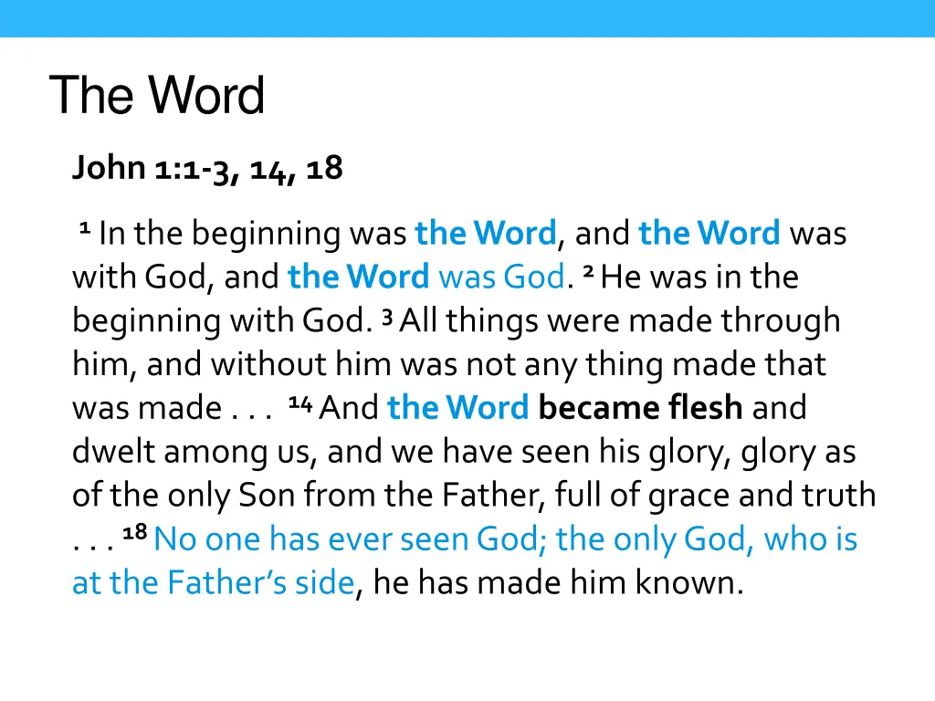 the word 1