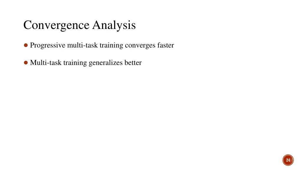 convergence analysis 1