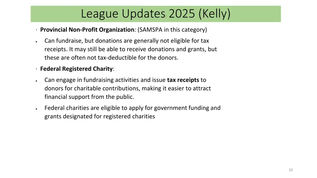 league updates 2025 kelly 2