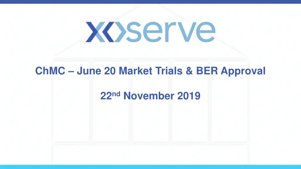 chmc june 20 market trials ber approval