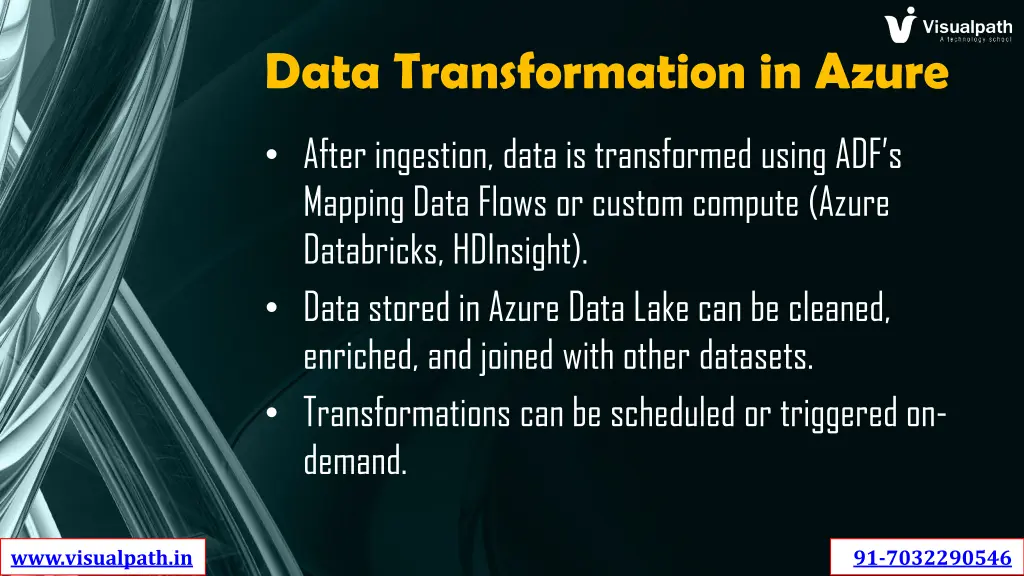 data transformation in azure