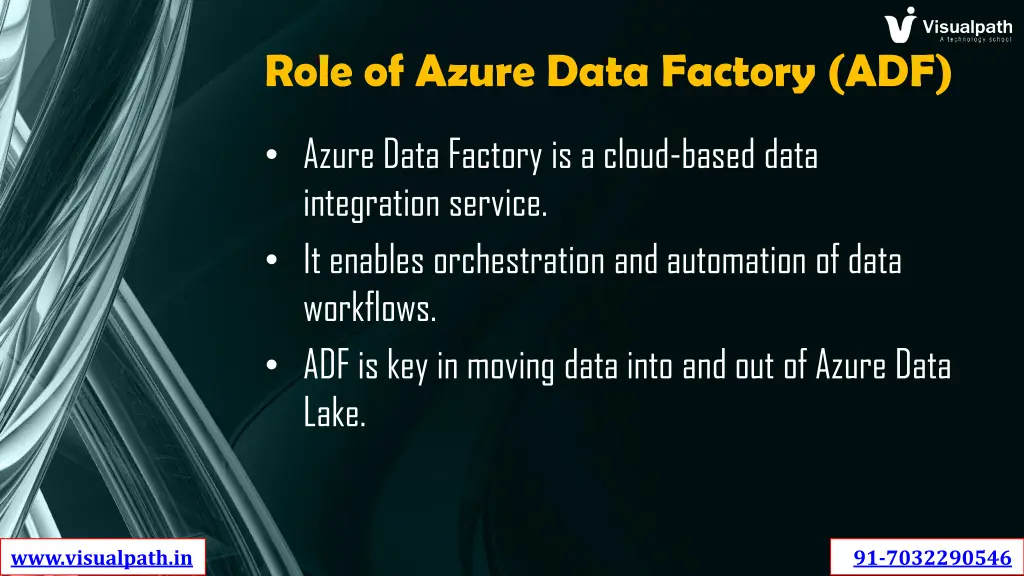 role of azure data factory adf