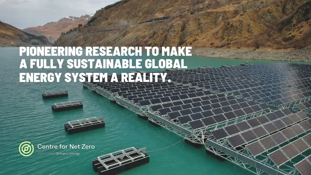 pioneering research to make a fully sustainable