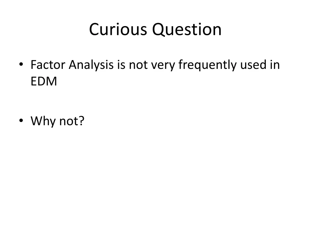 curious question