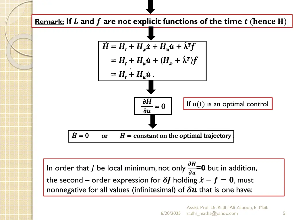 remark if and are not explicit functions