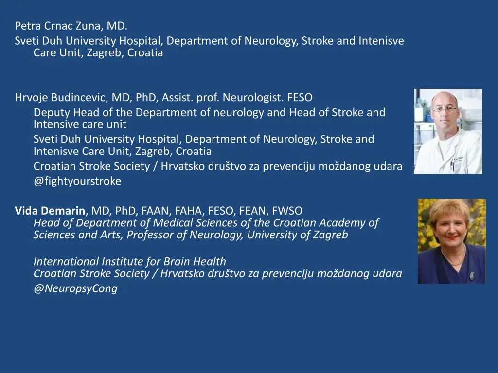 petra crnac zuna md sveti duh university hospital
