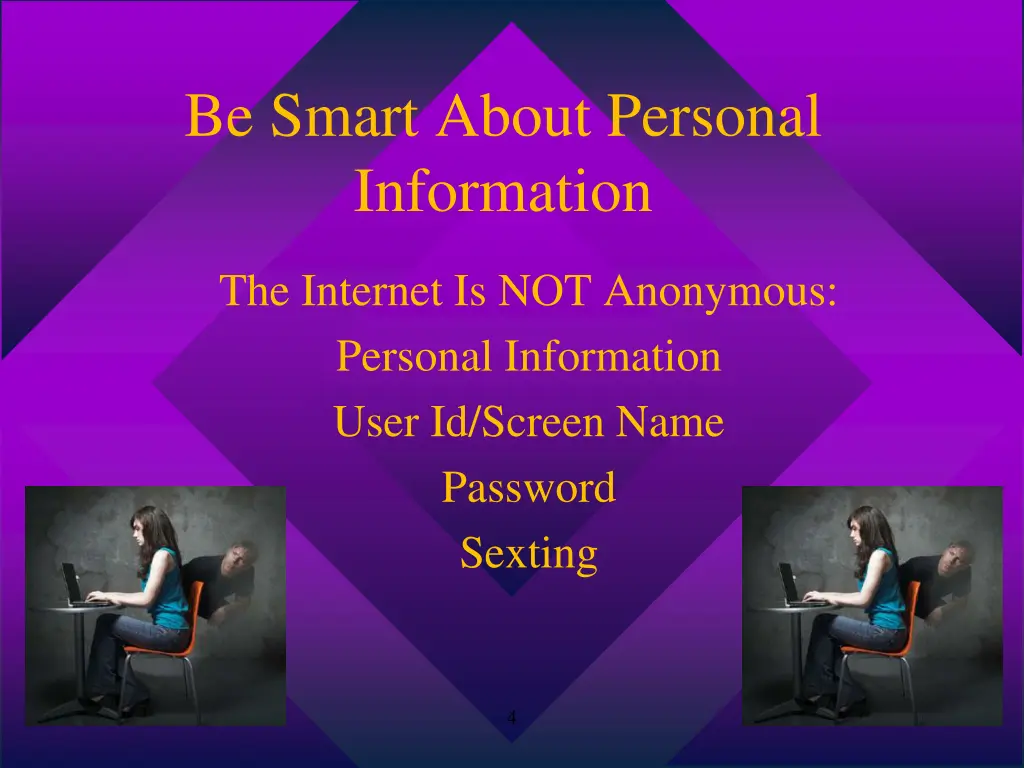 be smart about personal information