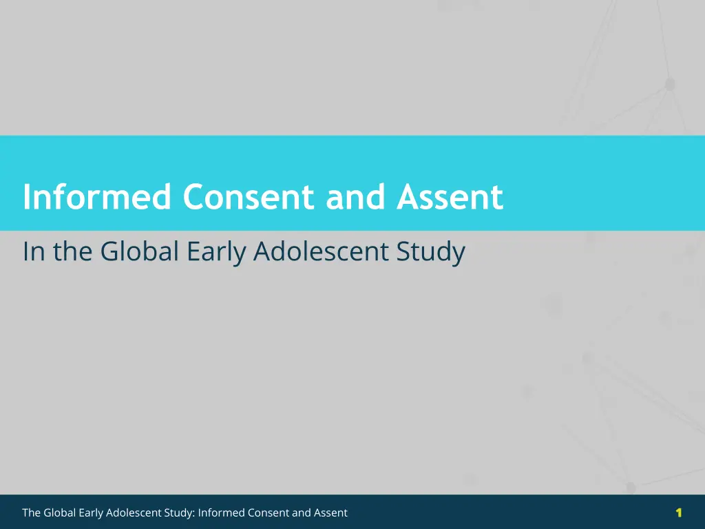 informed consent and assent
