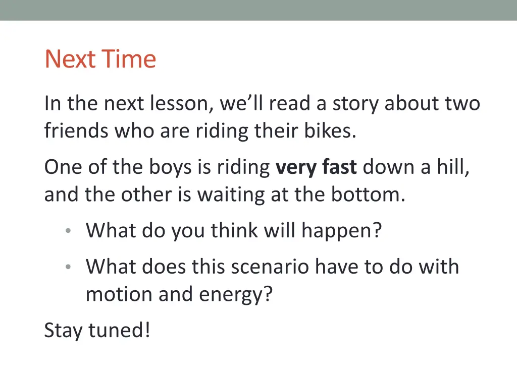 next time