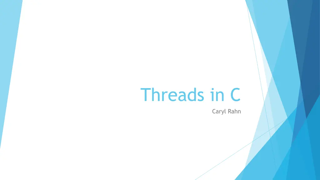 threads in c