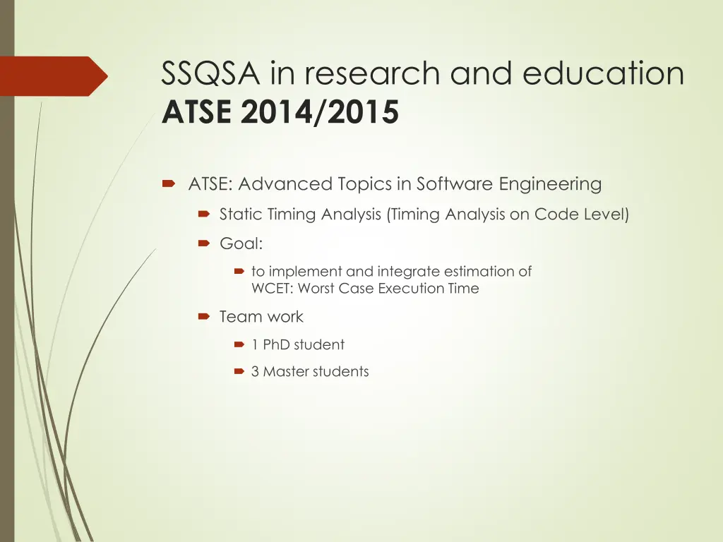 ssqsa in research and education atse 2014 2015