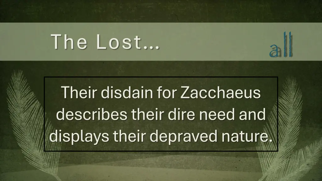 the lost