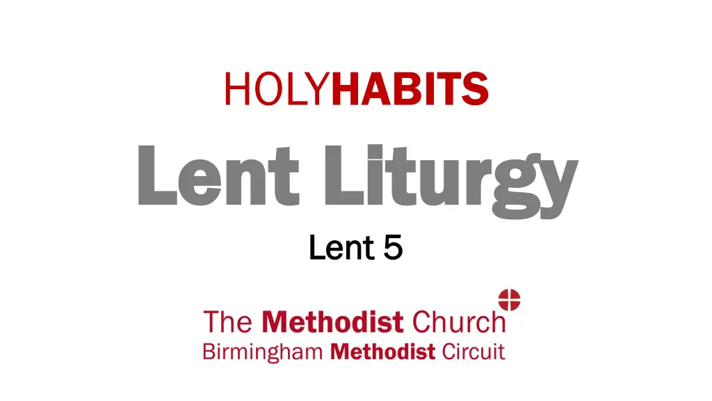 holy habits 4