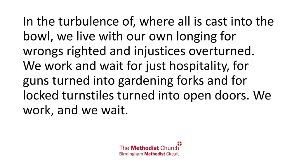 in the turbulence of where all is cast into