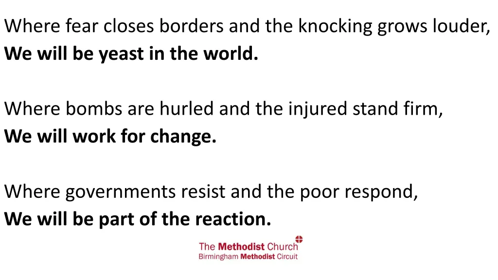 where fear closes borders and the knocking grows