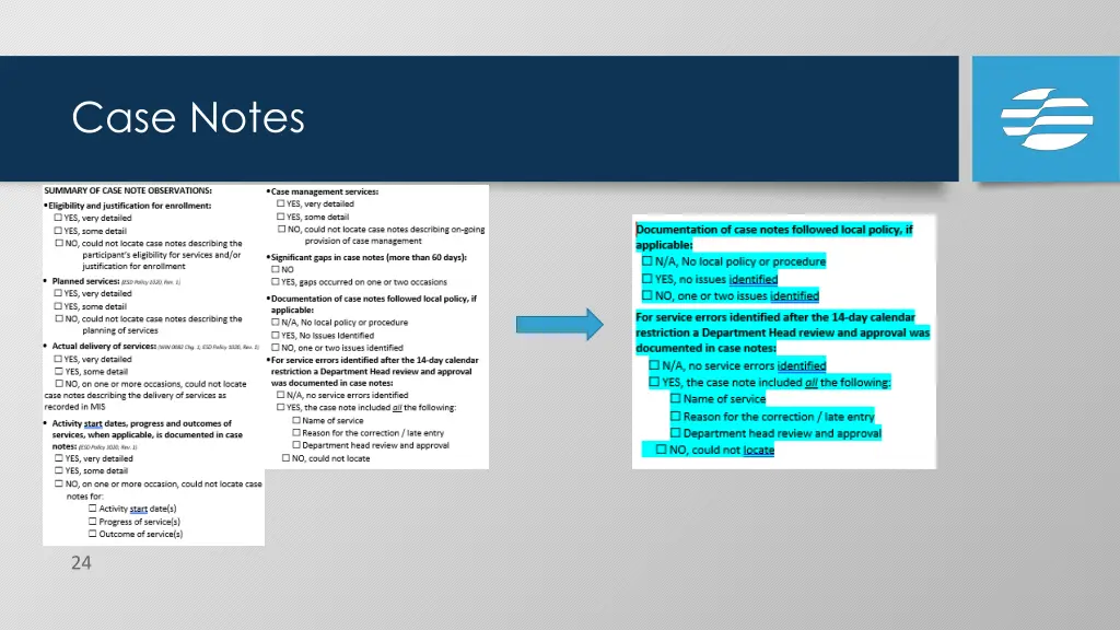 case notes